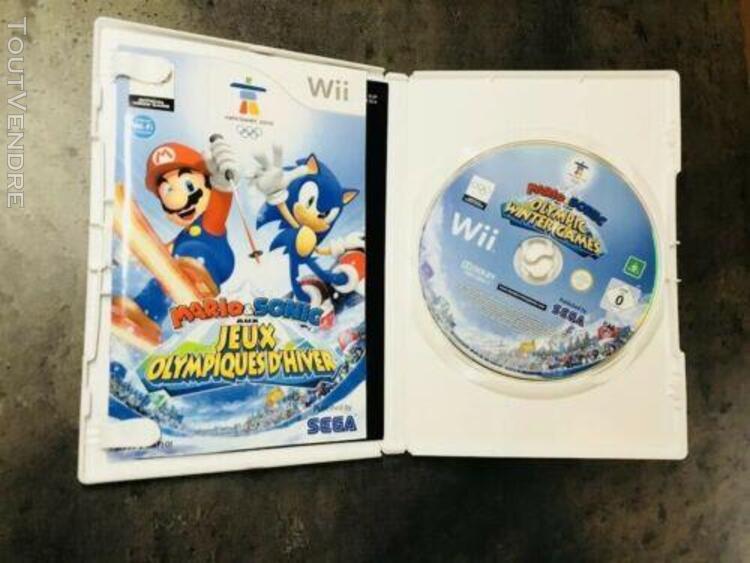 mario & sonic aux jeux olympiques d'hiver, jeu nintendo wii