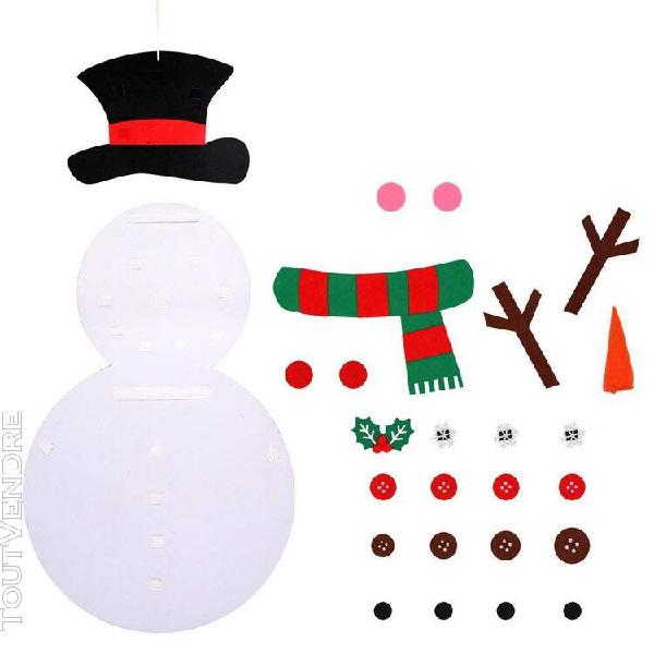 noël bricolage bonhomme de neige kit ornements pour enfants