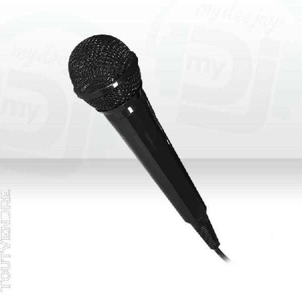 micro filaire pour chant avec prise jack 6.35mm my deejay -