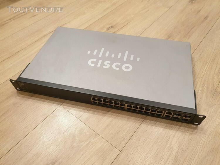 Switch cisco sf500-24p 24 ports 10/100 poe stackable managé