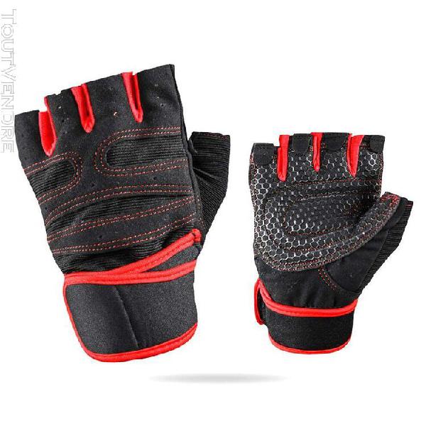 gants de sport gym fitness haltérophilie blac sport