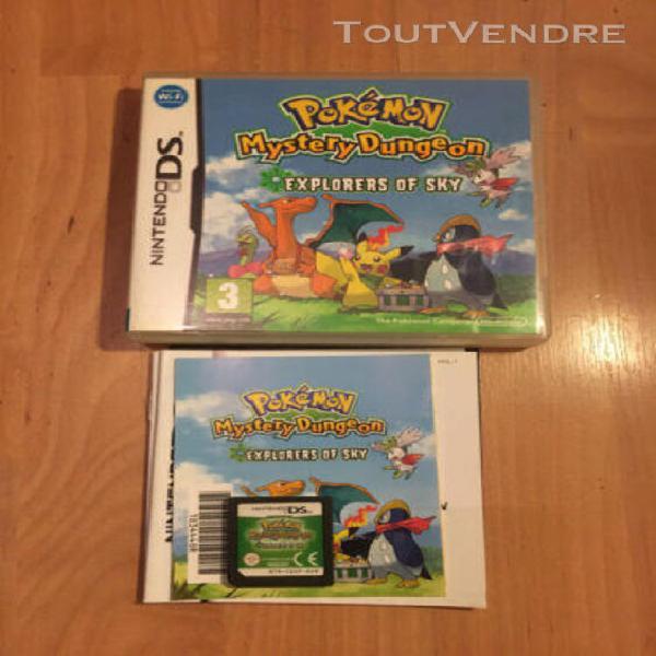 Jeu nintendo ds pokemon mystery dungeon explorers of sk