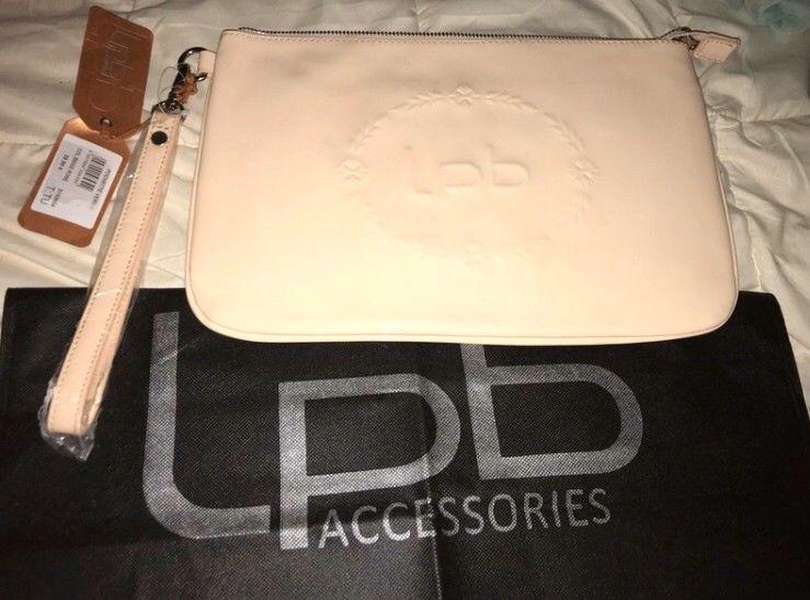 Pochette verni beige rosé lpb neuf/revente,