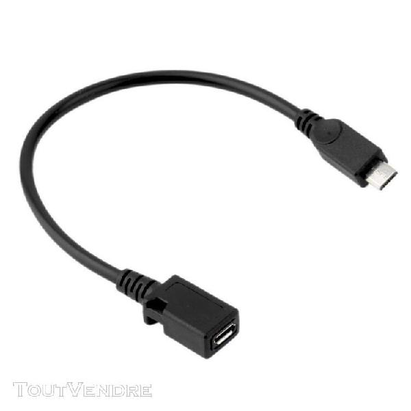 usb b homme femme m / f câble d'extension de charge cordon