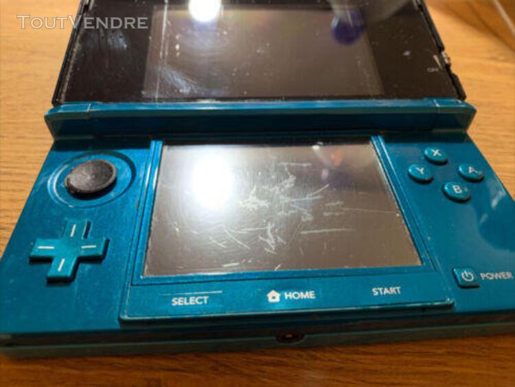 console nintendo 3ds aqua blue bleu /!/ console hs pour