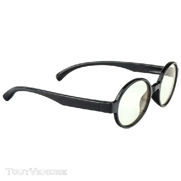 lunettes anti blue light pour les enfants, ronde - noir