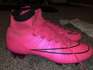 Nike mercurial superfly iv sg-pro soccer cleats sz 7pink