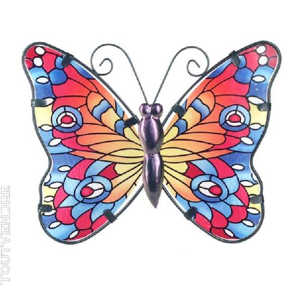 Papillon déco murale 21.5 x 16.5 cm - modèle rose