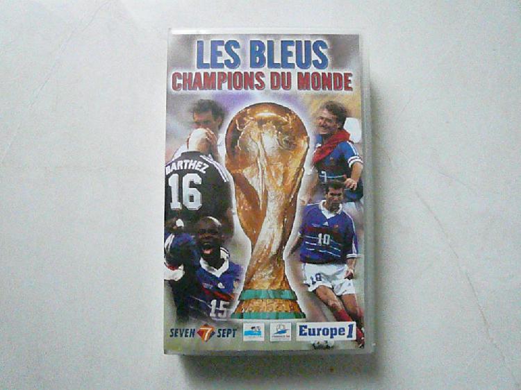 Cassette vhs les bleus champions du monde 1998 occasion,