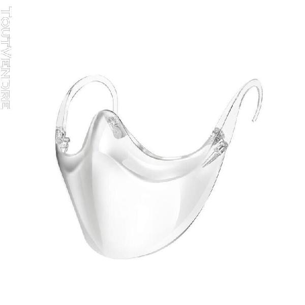 Masque de protection couvercle de bouche transparent masque