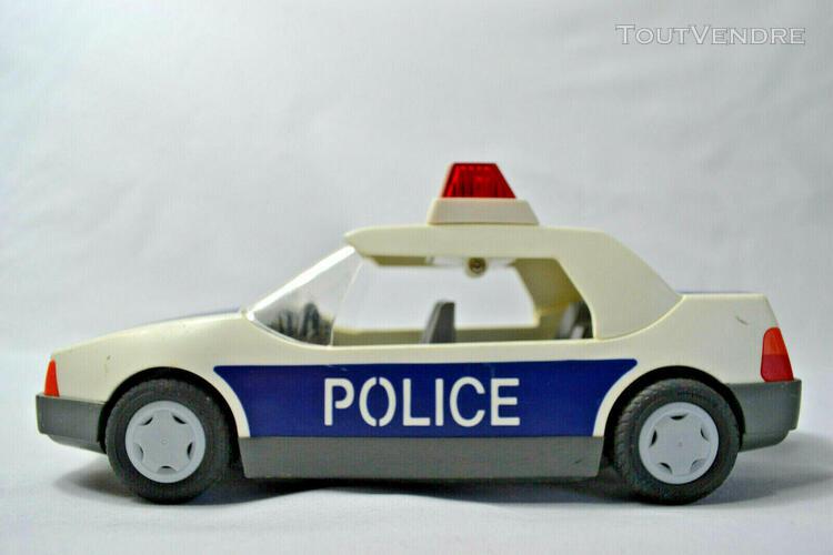 playmobil - lot de policiers avec voiture et camion