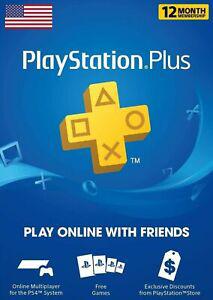 Playstation plus card 365 days (usa) psn key united states