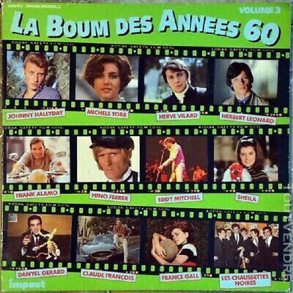 33t la boum des annees 60 volume 3 - hallyday, gall,