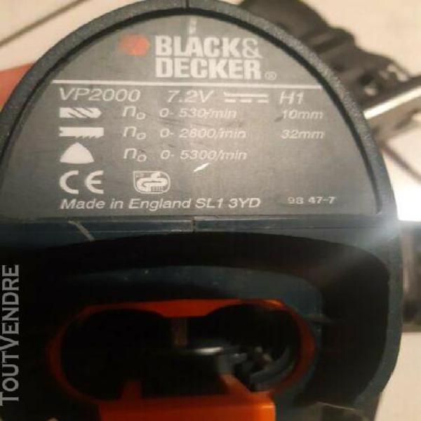 Black decker quattro vp2000 sans batterie