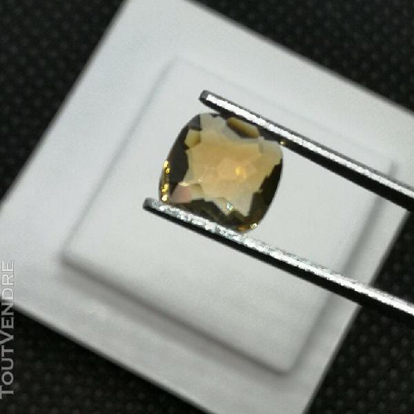 Citrine naturelle du brésil - coussin 3.62 cts - 8x8x6 mm