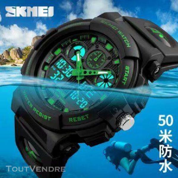 Montres homme montre homme electronique vert