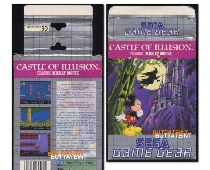 Game gear - castle of illusion complet