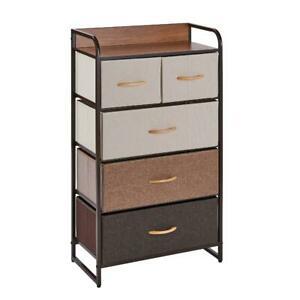 danya b. decorative modern storage chest dresser with 5