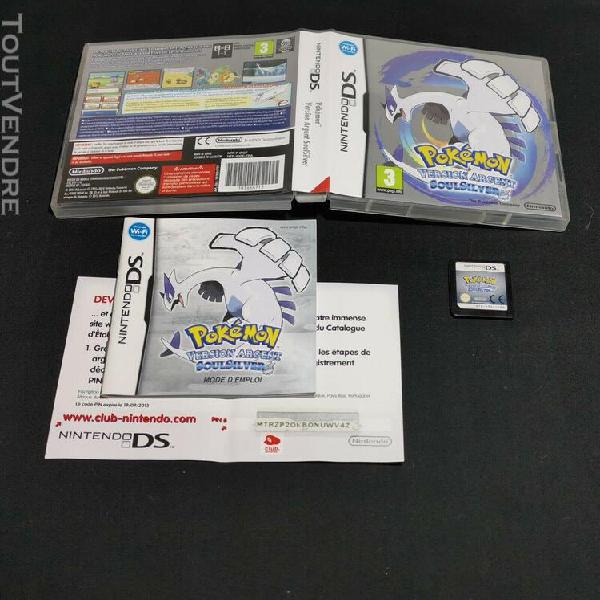 pokemon argent soulsilver ds - fra - (vendeur pro) ntr-ipgf-