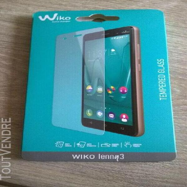 accessoire telephone portable - wiko lenny 3 protection ecra