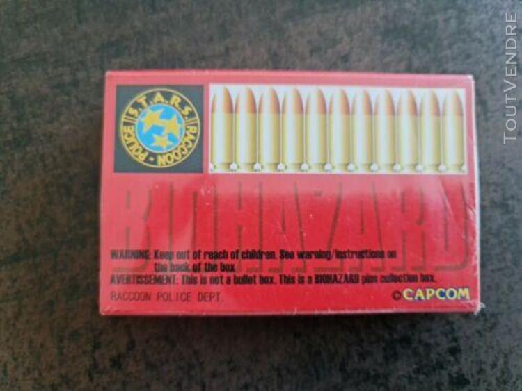 Biohazard bullets box design pins collection - resident evil
