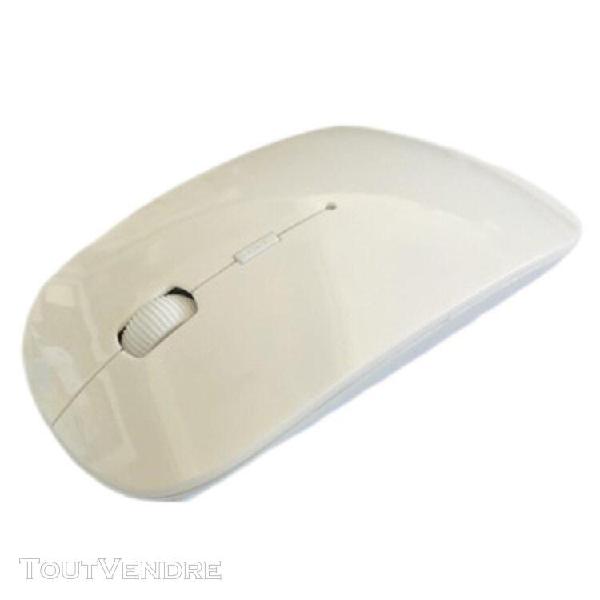 ordinateur de bureau souris sans fil ultra-mince 2.4g portab