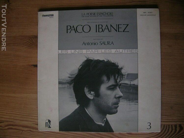 paco ibanez: la poésie espagnol vol.3 - vinyle lp