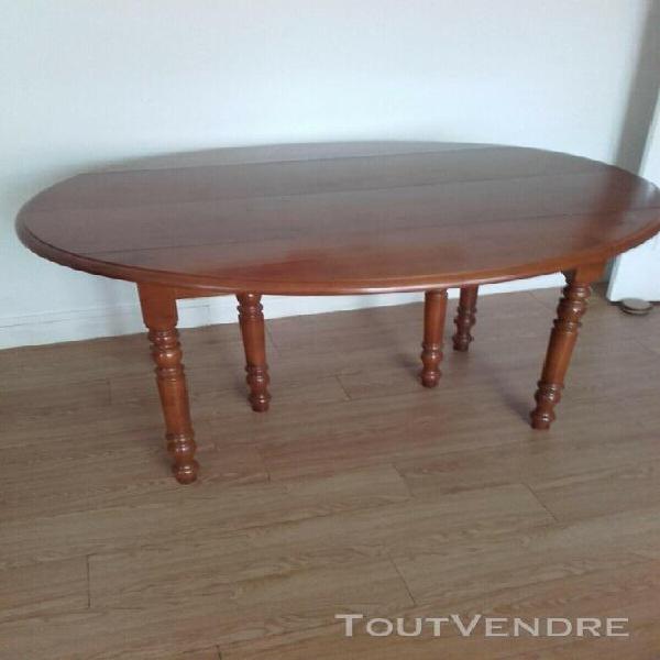 table de sejour merisier