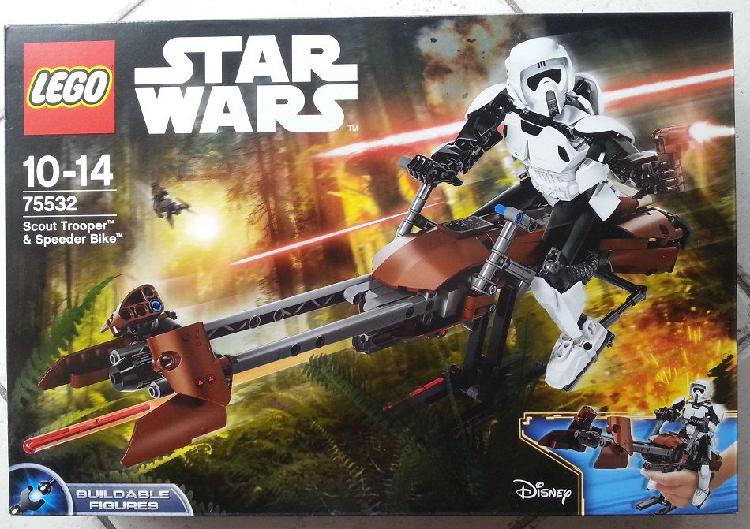 lego 75532 scout trooper & speeder bike neuf/revente,