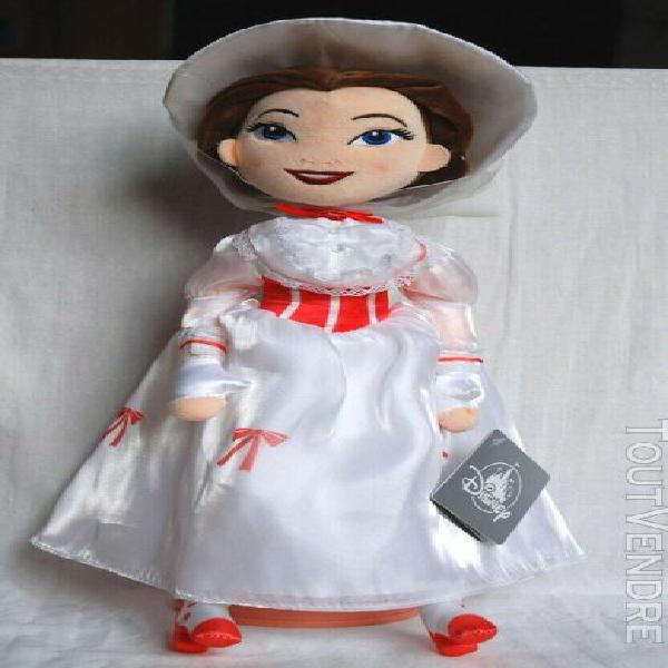 disney mary poppins white dress plush 18,50" /47 cm - disney