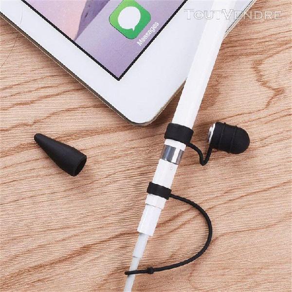 Pour apple pencil cap holder / nib cover / lightning cable a