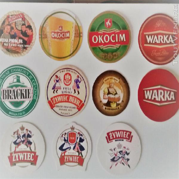 Sous bocks bière pologne  *poland coasters * polen