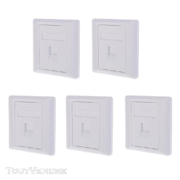 5x rj45 connecteur prise murale panneau remplacement pièce