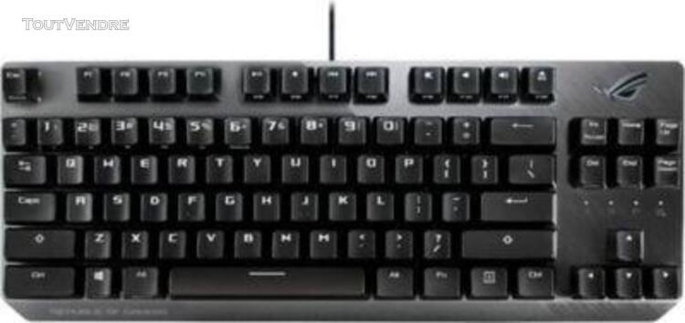 clavier gamer asus rog strix scope tkl - cherry brown