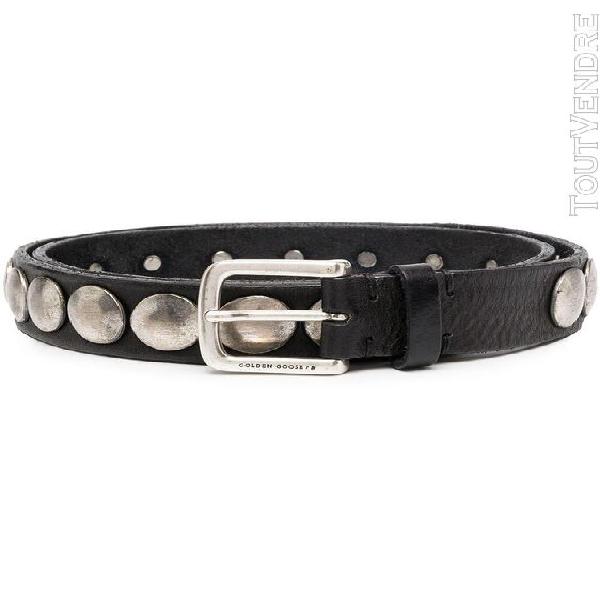 Golden goose homme gma00161a00013790100 noir cuir ceinture