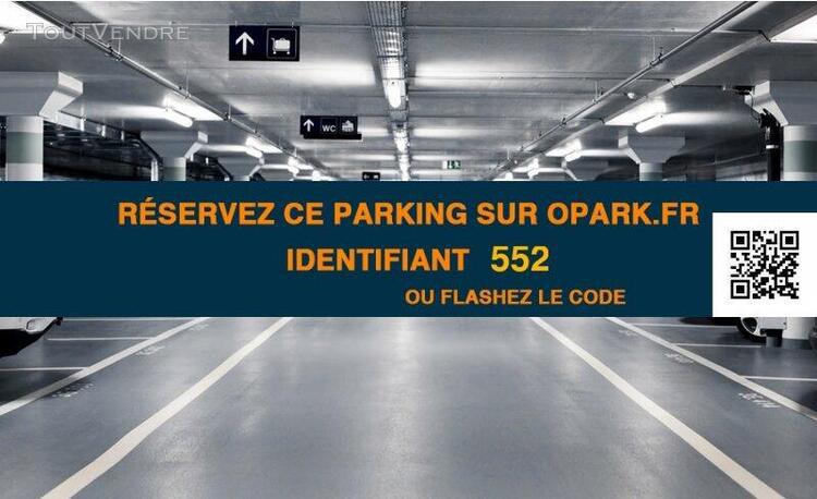 Parking à louer avenue aristide briand montesson