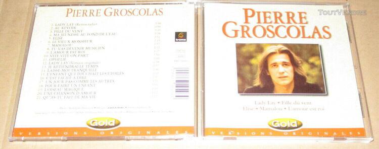 très rare cd pierre groscolas - collection gold