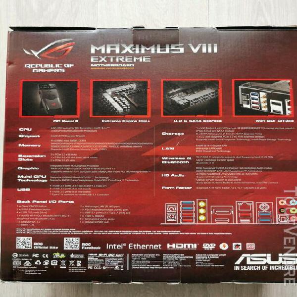 carte mère asus maximus viii extrème