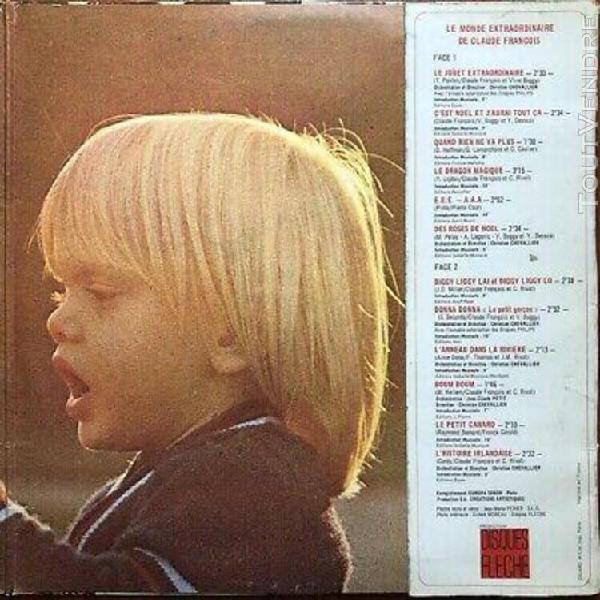 claude franÇois le monde extraordinaire de 1970 lp disques