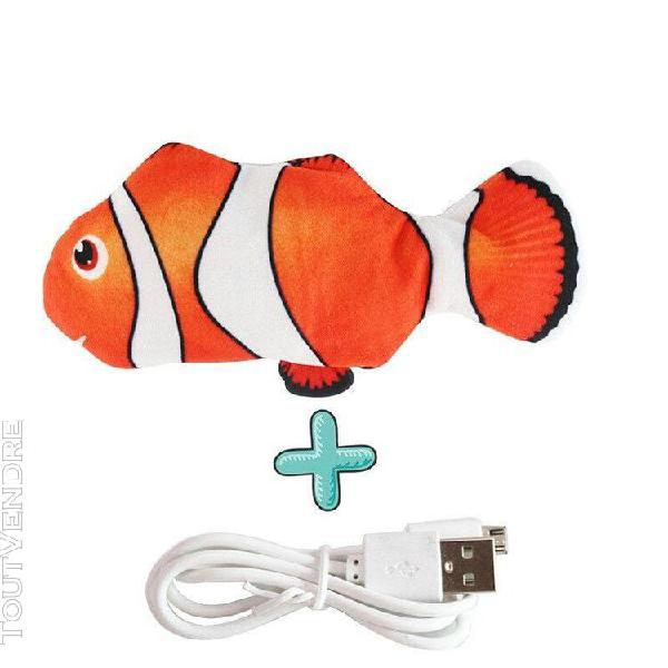 jouet Électronique en forme de poisson pour chat,