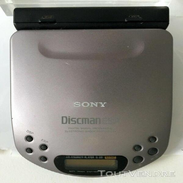 Discman sony d-321 esp dsc + porte piles