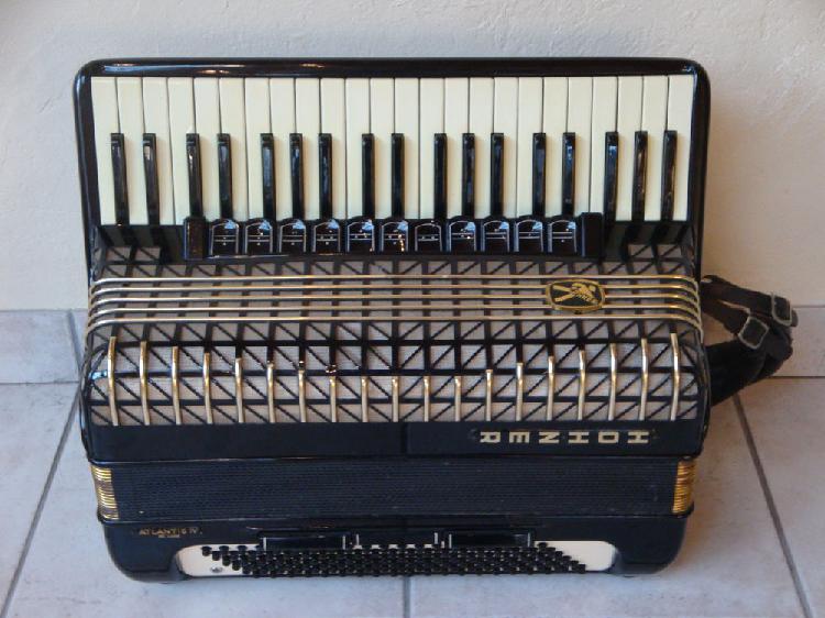 accordeon chromatique touches piano hohner atlantic iv