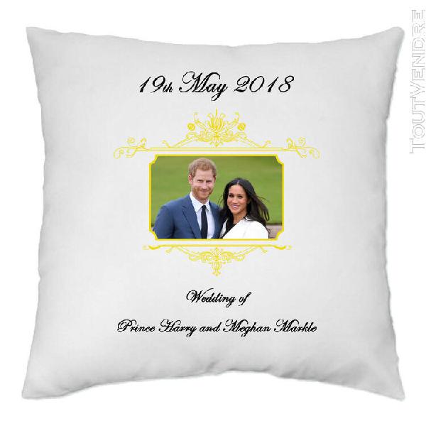 housse de coussin - 40 x 40 cm - mariage royal prince harry