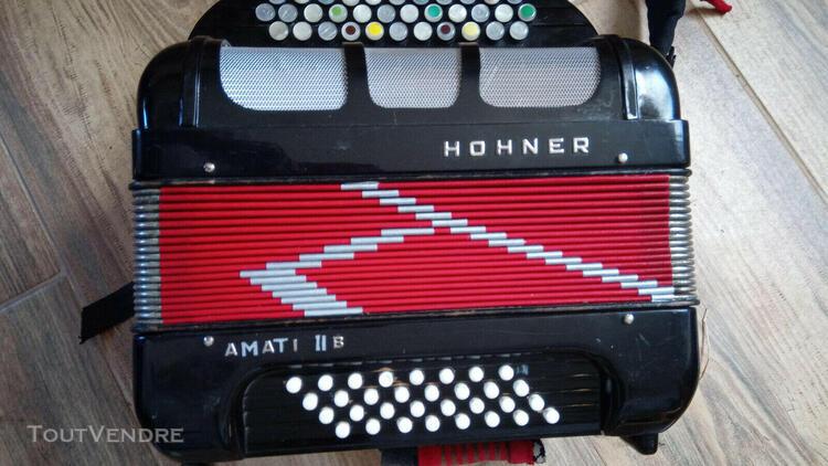 Accordeon hohner amati chromatique 32 basse léger enfant ou