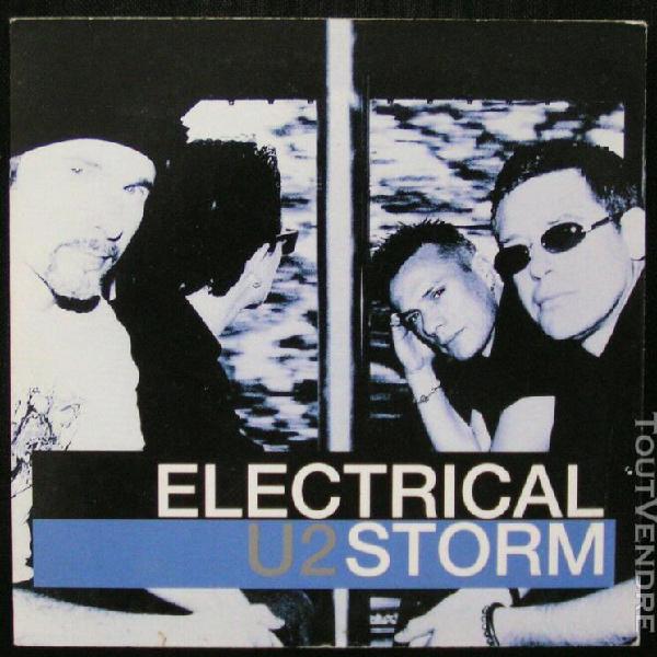 U2 &quot; electrical storm &quot; cd single 2 titres cardboard n°063