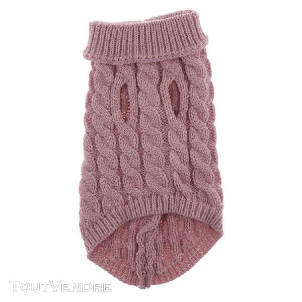 Chiot chien tricoté hiver chaud pull chaud pour les petits