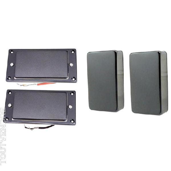 4pcs humbucker guitare electrique + couvercle de humbucker p