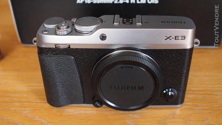 Boitier fujifilm fuji x-e3 silver comme neuf, encore garanti