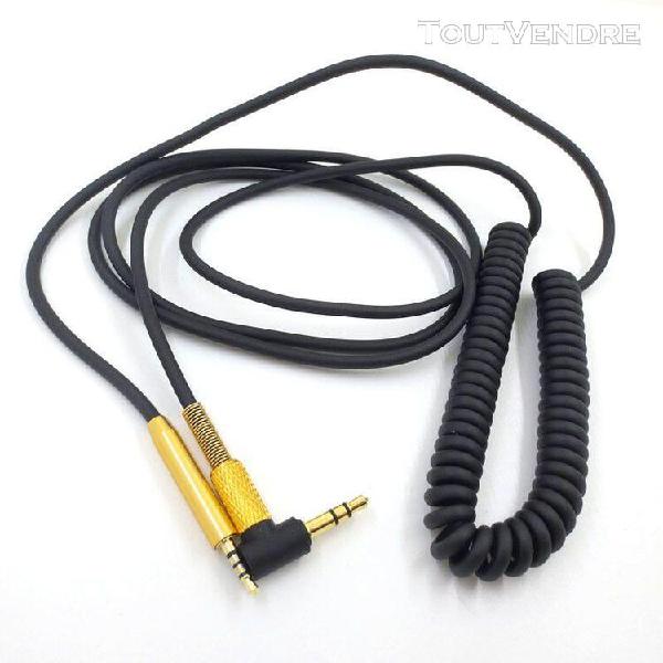 cable de remplacement 2.5mm pour casque jbl s700 noir