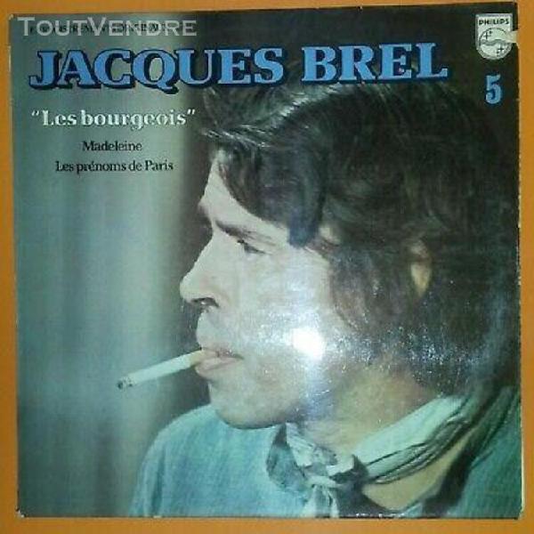 Jacques brel les bourgeois v5 enregistrement olympia 1962 lp